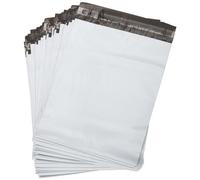 PUCSIQ Lot de 100 Enveloppes Plastique Expedition 23x33 cm - Sac d'Expédition Pochettes d'Envoi Colis Auto-Adhésives Opaques Imperméables pour Emballage Vêtements et Colis