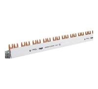 hager Hager Barrette de phase 3P+N, 10q, 57 modules, Fourche KDN463B Quantité:1