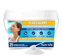 Puerto Verde • Floculant Naturel 25 Traitements. Clarifiant pour Les Petites Piscines et Les Spas. Éliminateur de Turbidité pour Une Eau Cristalline. Format Granulé à Utilisation Sûre.