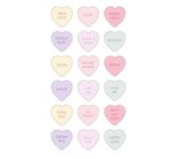 Puffies 3d Coeurs - 7,5x18 Cm - Once Upon
