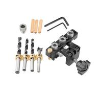 Pugermering 1 Pièce Foret Trou de Poche Positionneur Perçage Bois Guide Assemblage Menuiserie Structure Acier Adaptateur Rapide Adaptée Restauration Mobilier Mais, Modèle A