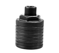 Pugermering Adaptateur Meuleuse Angle Tête Conversion Filetée Outil Acier Résistant pour Modification Pratique Adapté à La Réalisation de Rainurages sur Murs, pour le type 100