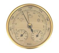 Pugermering Baromètre Thermomètre Hygromètre Intérieur Extérieur Polyvalent Mesure de la Pression Atmosphérique Pratique Convient pour Maison Bureau Décoration