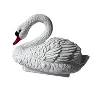 Pugermering Décoration de Cygne Flottante pour Bassin, Figurine de Cygne Amusante pour Piscine et Terrasse