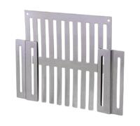 Pugermering Grille de Drainage Faisant Office de Tamis et D'évacuation des Eaux Pluviales. Couvercle de Grille en Acier Inoxydable. Résistante Aux Rongeurs et, 16.7 Cm X 12.5 Cm X