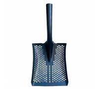 Pugermering Pelle Creuse Équipement de Ferme Perforé pour Transporter Terre Compost Débris Structure Solide en Acier au Manganèse Adaptée pour Nettoyage Ferme Jardin Extérieur Champ