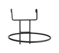 Pugermering Porte-Pot de Fleurs Suspendu, Jardinière à Suspendre, Objet en Fer Forgé, Support Polyvalent pour Pot de Fleurs à Suspendre, Présentoir pour Pot de FL, Noir