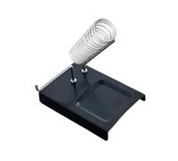 Pugermering Support de Fer pour Fer à Souder avec Double Spirale Sécurisée et Base Résistante En Fer Compact et Pratique pour Atelier Projets DIY Maison Rangement, Sans Éponge