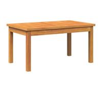 PUGYNBK Table basse à l'huile naturelle en bois d'acacia solide | Pieds solides, finition huilée, utilisation dans le jardin ou la terrasse, entretien facile