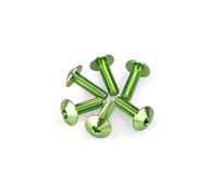 Puig 21764V Visserie rapide en aluminium avec système de fixation sécurisée pour montage et démontage rapide du carénage, Vert