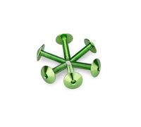 Puig 21766V Visserie rapide en aluminium avec système de fixation sécurisée pour montage et démontage rapide du carénage, Vert