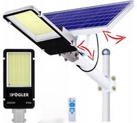 Puissant réverbère VÖGLER 2000 W à énergie solaire Capteur crépusculaire