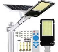 Puissante Lampe Solaire À Led 800 W Capteur De Crépuscule Route Avec Télécommande Jardin