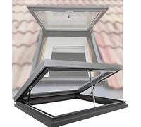 Puits de lumière à ventilation manuelle avec verre trempé double couche | For grenier, Sous-sol, véranda et remise(600x450mm)