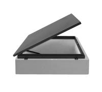 Puits De Lumière De Trappe De Toit À Vérin À Gaz, Porte D'accès En Acier Durable For Entrepôt, Grenier, Sous-sol, Couvercle De Ventilation De Sortie De Secours(50x50cm)