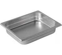 PUJADAS Récipient GN 1/2 Acier inoxydable 18/10, Profondeur : 150 mm, Contenu : 9,70 litres