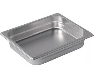 PUJADAS Récipient GN 1/2 Acier inoxydable 18/10, Profondeur : 150 mm, Contenu : 9,70 litres