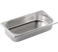 PUJADAS Récipients GN 1/3 Acier inoxydable 18/10, Profondeur : 200 mm, Contenu : 7,90 litres