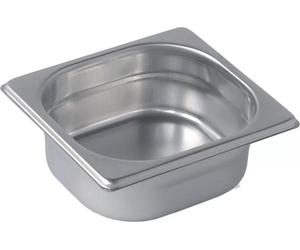 PUJADAS Récipients GN 1/6 Acier inoxydable 18/10, Profondeur : 150 mm, Contenu : 2,40 litres