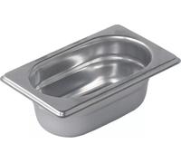 PUJADAS Récipients GN 1/9 Acier inoxydable 18/10, Profondeur : 100 mm, Contenu : 1,00 litre
