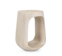 PUKA - Table d'appoint en bois crème D33 Beige