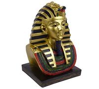 PUKATOR Statuette Grand Buste de Toutankhamon sur socle - Statue 21cm(H) - EG25