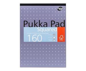Pukka Pad Lot de 6 blocs quadrillés A4 5 mm 80 g/m² 160 pages