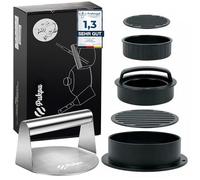 PUKPU Presse Hamburger avec Moule - Burger Press INOX pour Smash Burger et Hamburgers Maison