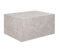 Pula - table basse - effet marbre - 80 cm - Beige