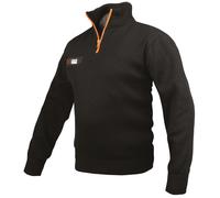 Pull camionneur noir avec membrane STOP RC - Tricots Bonnemaille - STOP RC 07PLA 11