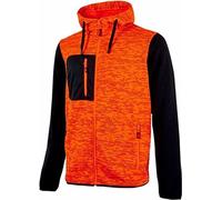 Pull zippé U-power Rainbow Orange S Orange S