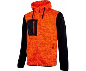 Pull zippé U-power Rainbow Orange S Orange S