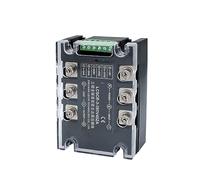 PULME Relais Statique triphasé Module de régulateur de Tension AC Intelligent triphasé 380V 220V 25A 40A 60A 100A 150A 200A entièrement isolé (Color : 380V, Size : 40A)