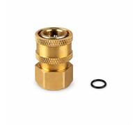 PULMIC Adaptateur M18 vers Quick Connect pour Lance 5 m, Raccord Femelle M18, Acier Inoxydable, Compatible avec Buses Pulmic Industrial, Accessoire de Pulvérisation Professionnelle