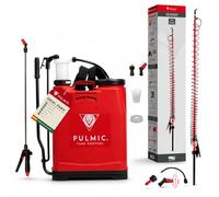PULMIC Pulvérisateur à Dos 16L Professionnel + Lance Télescopique 5m, Pulvérisateur Agricole Manuel pour Herbicide et Insecticide, Pulvérisateur Haute Pression avec Lance Extensible