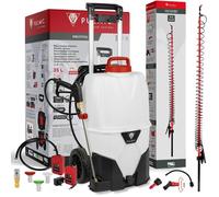 Pulmic Pulvérisateur Électrique 35L, Pulvérisateur Jardin Pro, Lance Télescopique 5 m, 7 Bar, 10 m Portée, 2 Batteries, Tuyau 6 m