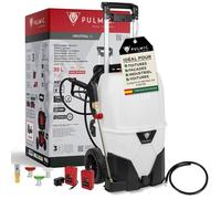 PULMIC Pulvérisateur Électrique Toiture 35 L 18V, Pression 7 Bars, Lance Inox, Buses, Haute Portée 10 m, Démoussage