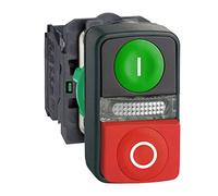 PULS LUM DOBLE VE/RO SAL LED 24V 1N 1NC