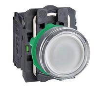 PULS.LUM.LED 230V "NA+NC" BLANCO