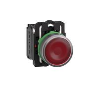PULS.LUM.LED 24V NA+NC ROJO