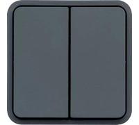 cubyko dble BP 1O/1F ass. gris HAGER WNA044