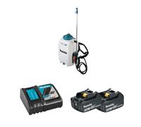 Pulvérisateur 18V DUS158Z 15L + 2 batteries BL1830B 18V 3 Ah + chargeur rapide DC18RC MAKITA