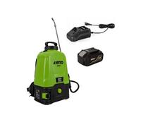 Pulvérisateur à Batterie 20V - 16L 5bar + Batterie Lithium 4Ah + Chargeur Végetaux jardin toitures VITO