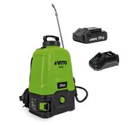 Pulvérisateur à Batterie 20V Batterie Lithium 3.0Ah + Chargeur Rapide Bac 16Litres VITO