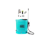 Pulvérisateur à batterie à dos 16L - Pression 5 Bar Lance extensible 3 Buses Pulvérisateur électrique INTEC