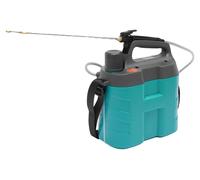 Pulvérisateur à batterie, réservoir de 8 litres, lance télescopique, bleu