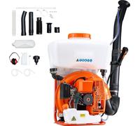Pulvérisateur à brouillard en sac à dos - Pulvérisateur à moteur à essence/à dos - Moteur 63 cm³ 3 CV - Réservoir 16 L - Fonctionnement à poudre & liquide - Pour le jardin, l'agriculture & la serre