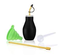 Pulvérisateur à bulbes - Distributeur d'applicateur extensible de 17,8 cm pour terre de diatomée et autres applications domestiques en poudre - Assemblage non toxique pour jardin et ferme