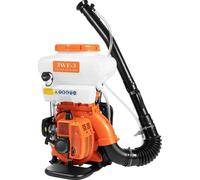 Pulvérisateur à dos à essence - Nébuliseur 3WF-3 - Moteur 2 temps 41,5 cm³ - Réservoir de 14 l - Portée de pulvérisation jusqu'à 12 m - Désinfection agricole - Multicolore
