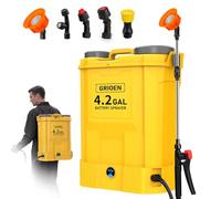 Pulvérisateur à dos alimenté par piles compatible avec batterie DeWalt 20 V MAX - Pulvérisateur électrique de 100 PSI - Pulvérisateur de jardin (sans batterie) avec 5 buses pour lutter contre les